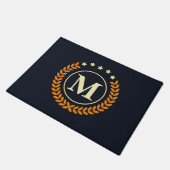 Nautisch monogram deurmat (Schuin)