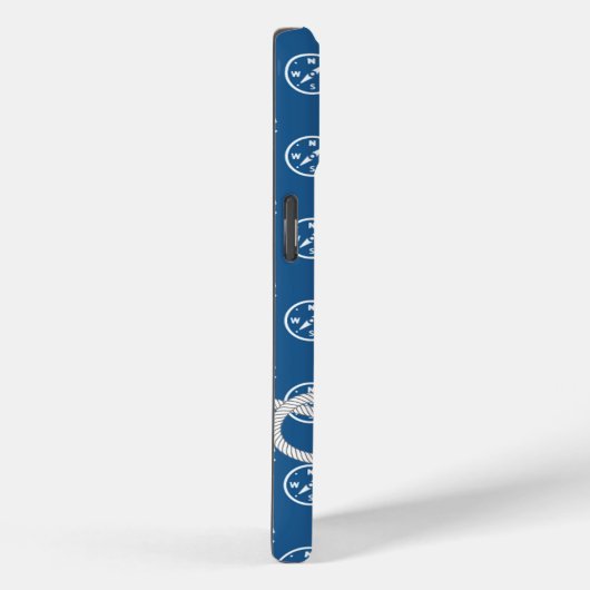 Nautisch Monogram Mobiele Telefoon Case (Achterkant / Rechts)