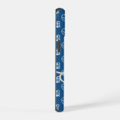 Nautisch Monogram Mobiele Telefoon Case iPhone 15 Case (Rechterkant)