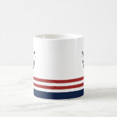 Nautisch monogram mok (Center)