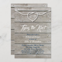 Nautisch Monogram repetitie diner uitnodigen