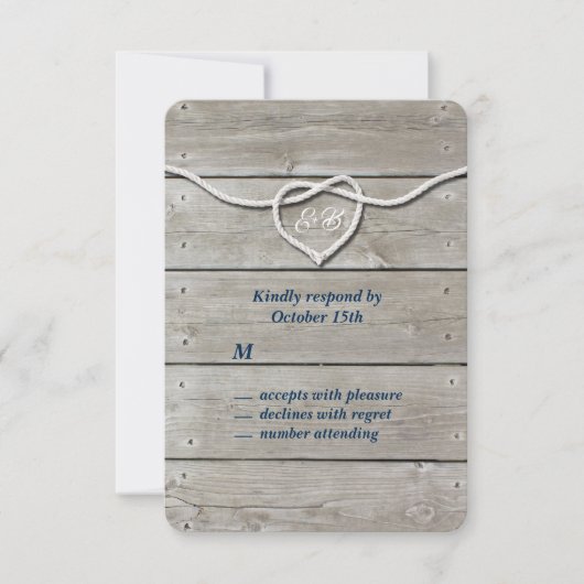 Nautisch monogram RSVP (Voorkant)