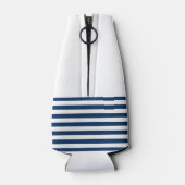 Nautisch, naam van de boot, blauwe strepen van de  flesjeskoeler (Achterkant)