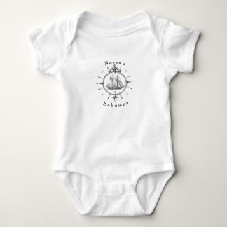 Nautisch Nassau Bahama's Zeil T Shirt Kompas