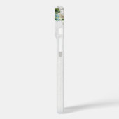 Nautisch net en bloemen op witgekalkt hout Case-Mate iPhone case (Achterkant / Links)