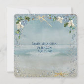 Nautisch netten met zeesterren kaart (Voorkant)