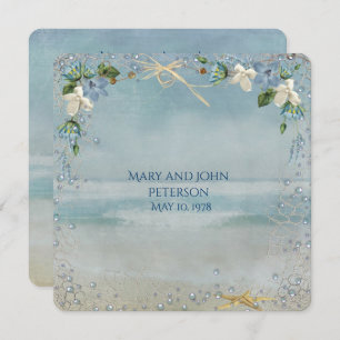 Nautisch netten met zeesterren kaart