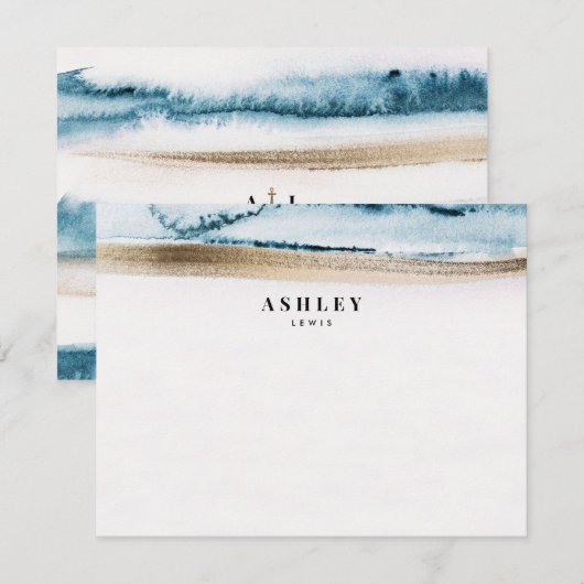 Nautisch Notitiekaartje (Voorkant / Achterkant)