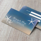 Nautisch Ocean Blue Starfish Cadeaubon Kortingskaartje