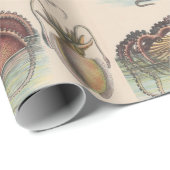 Nautisch - Octopus, Nautilus en Squid Cadeaupapier (Rol Hoek)