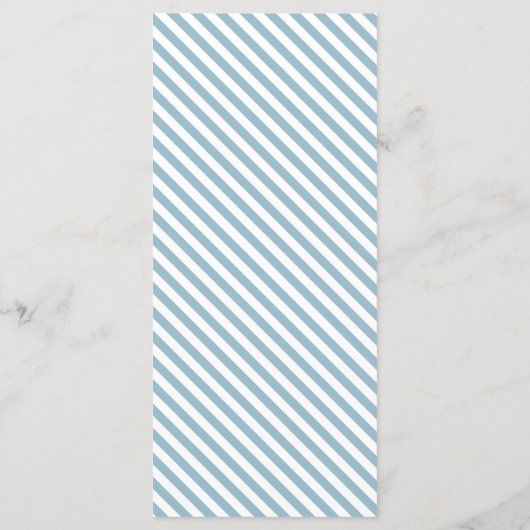 Nautisch olifant Beer Waterverf Baby shower Menu (Achterkant)