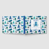 Nautisch onder de Zee Waterverf Octopus Gastenboek (Volledig)