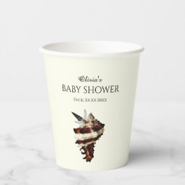 Nautisch onder de zeeen schelp woestijn chique vli papieren bekers