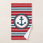 Nautisch ontwerp bad handdoek (Handdoek)