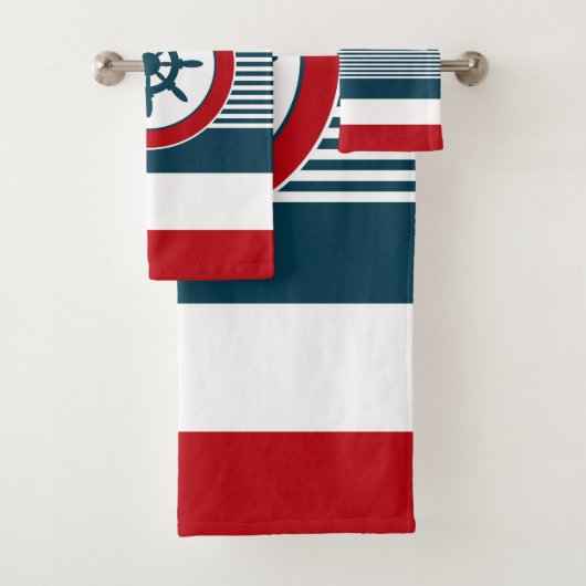Nautisch ontwerp bad handdoek (Insitu)