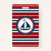 Nautisch ontwerp badge (Voorkant)