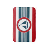 Nautisch ontwerp badmat (Voorkant Verticaal)