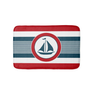 Nautisch ontwerp badmat