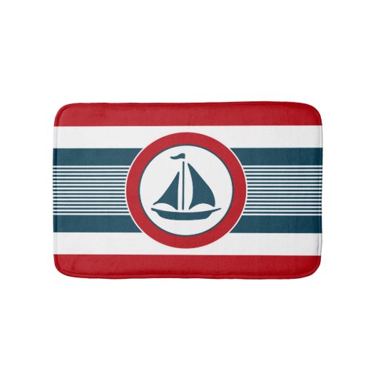 Nautisch ontwerp badmat (Voorkant)