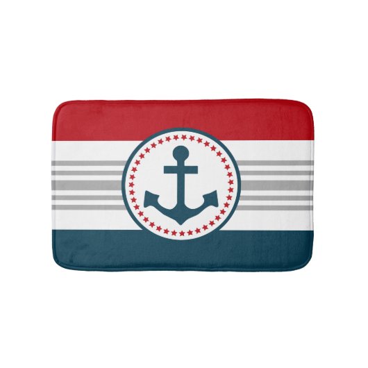 Nautisch ontwerp badmat (Voorkant)