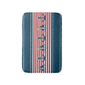 Nautisch ontwerp badmat (Voorkant Verticaal)
