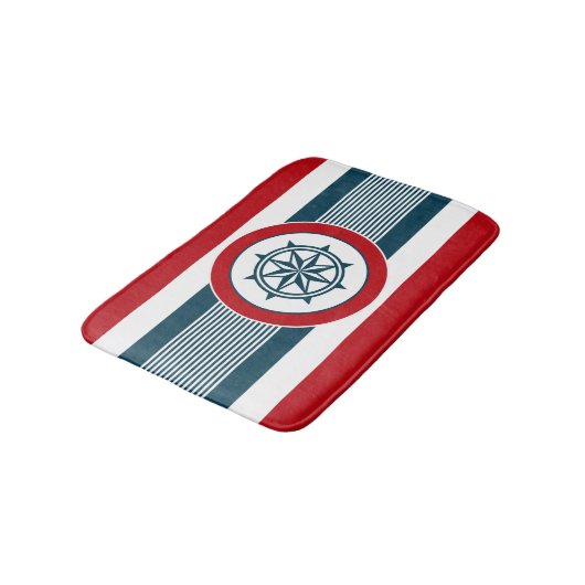 Nautisch ontwerp badmat (Gekanteld)