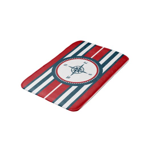 Nautisch ontwerp badmat (Gekanteld)