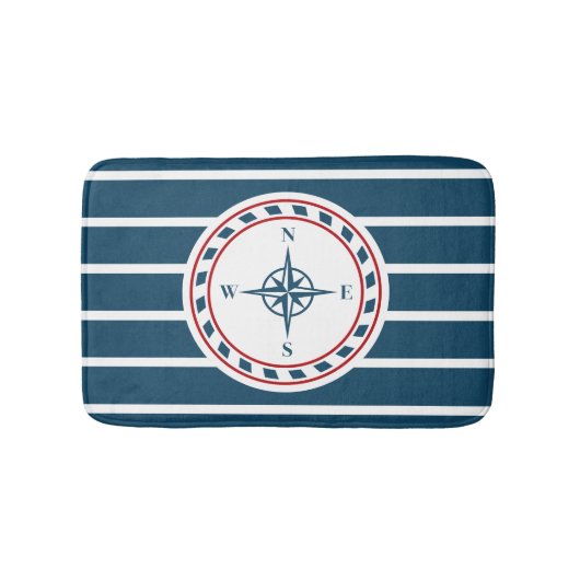 Nautisch ontwerp badmat (Voorkant)