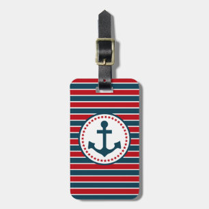Nautisch ontwerp bagagelabel