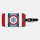 Nautisch ontwerp bagagelabel (Voorkant horizontaal)