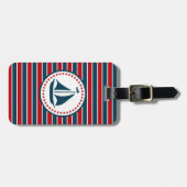 Nautisch ontwerp bagagelabel (Voorkant horizontaal)