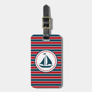 Nautisch ontwerp bagagelabel