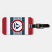 Nautisch ontwerp bagagelabel (Voorkant horizontaal)