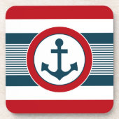 Nautisch ontwerp bier onderzetter (Voorkant)