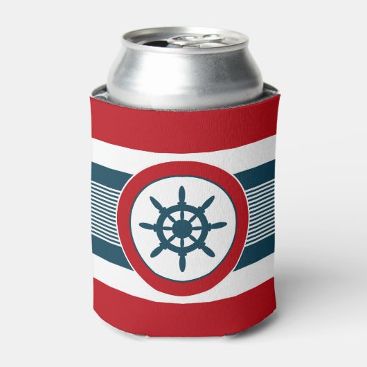 Nautisch ontwerp blikjeskoeler (Blikje Voorkant)