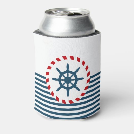 Nautisch ontwerp blikjeskoeler (Blikje Achterkant)