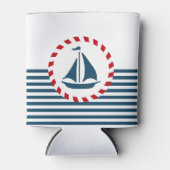 Nautisch ontwerp blikjeskoeler (Voorkant)
