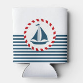 Nautisch ontwerp blikjeskoeler (Achterkant)