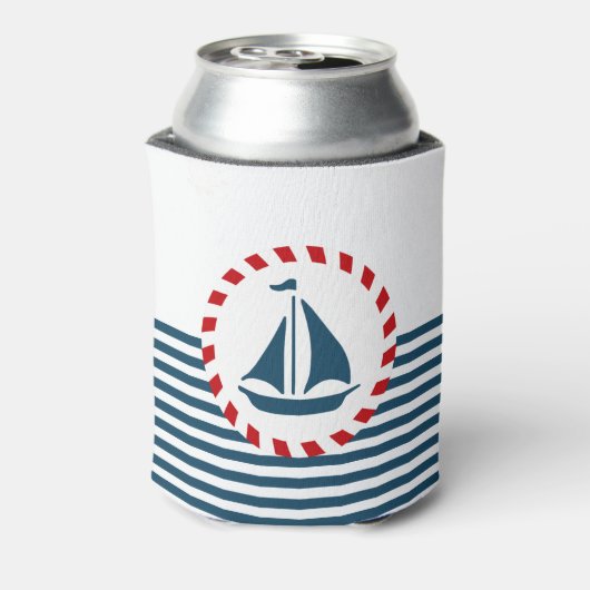 Nautisch ontwerp blikjeskoeler (Blikje Achterkant)