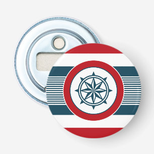 Nautisch ontwerp button flesopener