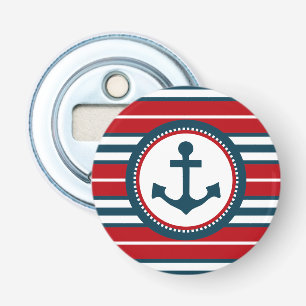 Nautisch ontwerp button flesopener