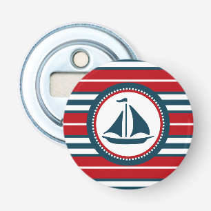 Nautisch ontwerp button flesopener