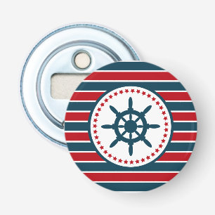 Nautisch ontwerp button flesopener