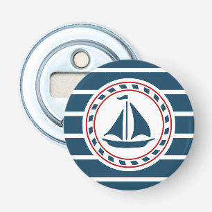 Nautisch ontwerp button flesopener