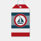 Nautisch ontwerp cadeaulabel (Voorkant)