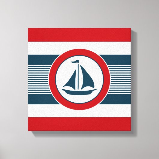Nautisch ontwerp canvas afdruk (Voorkant)