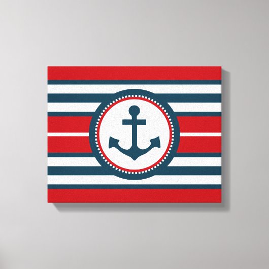 Nautisch ontwerp canvas afdruk (Voorkant)