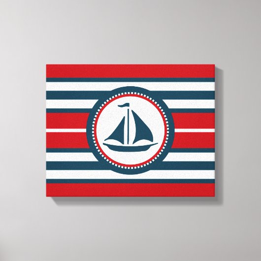 Nautisch ontwerp canvas afdruk (Voorkant)