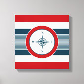 Nautisch ontwerp canvas afdruk (Voorkant)