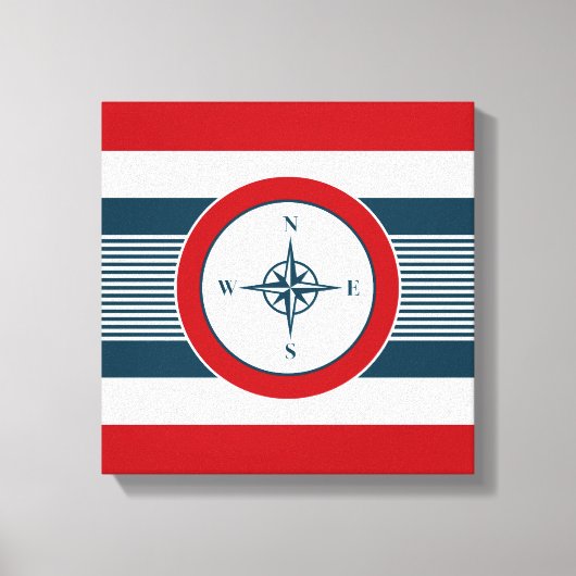 Nautisch ontwerp canvas afdruk (Voorkant)